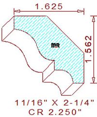 Crown 2-1/4" Crown 2-1/4"