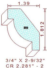 Crown 2-9/32" - 2 Crown 2-9/32" - 2