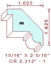 Crown 2-5/16" - 1 Crown 2-5/16" - 1