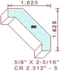 Crown 2-5/16" - 5 Crown 2-5/16" - 5