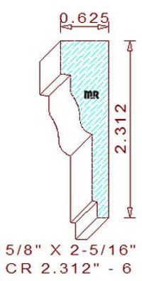 Crown 2-5/16" - 6 Crown 2-5/16" - 6