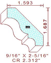Crown 2-5/16" Crown 2-5/16"