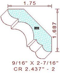 Crown 2-7/16" - 2 Crown 2-7/16" - 2