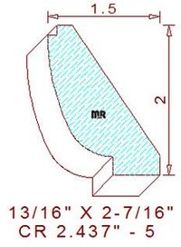 Crown 2-7/16" - 5 Crown 2-7/16" - 5