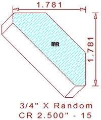 Crown 2-1/2" - 15 Crown 2-1/2" - 15