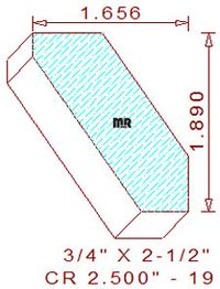 Crown 2-1/2" - 19 Crown 2-1/2" - 19