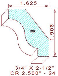 Crown 2-1/2" - 24 Crown 2-1/2" - 24