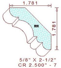 Crown 2-1/2" - 7 Crown 2-1/2" - 7