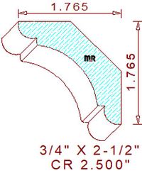 Crown 2-1/2" Crown 2-1/2"