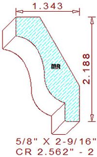 Crown 2-9/16" - 2 Crown 2-9/16" - 2