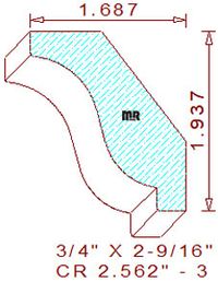 Crown 2-9/16" - 3 Crown 2-9/16" - 3