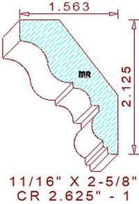 Crown 2-5/8" - 1 Crown 2-5/8" - 1