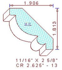 Crown 2-5/8" - 13