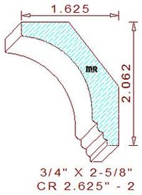 Crown 2-5/8" - 2 Crown 2-5/8" - 2