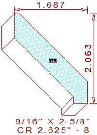 Crown 2-5/8" - 8 Crown 2-5/8" - 8