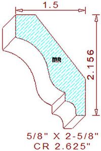 Crown 2-5/8" Crown 2-5/8"