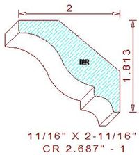 Crown 2-11/16" - 1 Crown 2-11/16" - 1