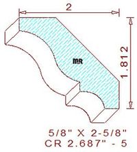 Crown 2-11/16" - 5 Crown 2-11/16" - 5