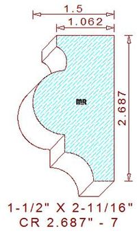 Crown 2-11/16" - 7 Crown 2-11/16" - 7