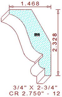 Crown 2-3/4" - 12 Crown 2-3/4" - 12