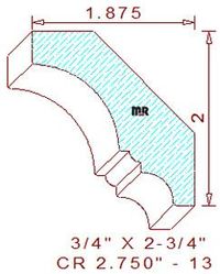 Crown 2-3/4" - 13 Crown 2-3/4" - 13