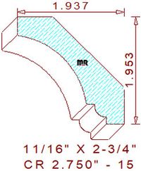 Crown 2-3/4" - 15