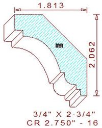 Crown 2-3/4" - 16 Crown 2-3/4" - 16