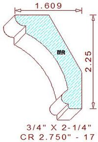 Crown 2-3/4" - 17 Crown 2-3/4" - 17