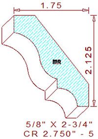 Crown 2-3/4" - 5 Crown 2-3/4" - 5