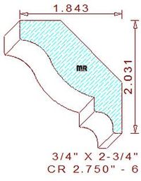 Crown 2-3/4" - 6 Crown 2-3/4" - 6