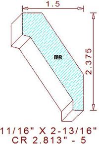 Crown 2-13/16" - 5 Crown 2-13/16" - 5