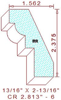 Crown 2-13/16" - 6 Crown 2-13/16" - 6