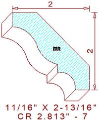 Crown 2-13/16" - 7 Crown 2-13/16" - 7