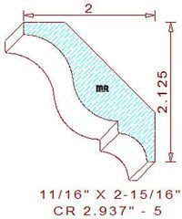 Crown 2-15/16" - 5 Crown 2-15/16" - 5