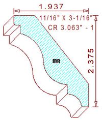 Crown 3-1/16" - 1 Crown 3-1/16" - 1