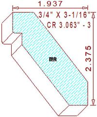 Crown 3-1/16" - 3 Crown 3-1/16" - 3