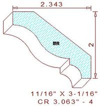 Crown 3-1/16" - 4 Crown 3-1/16" - 4