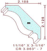 Crown 3-1/16" - 7 Crown 3-1/16" - 7