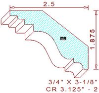 Crown 3-1/8" - 2