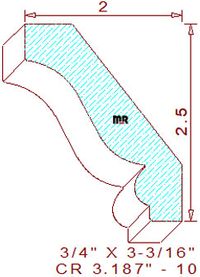 Crown 3-3/16" - 10 Crown 3-3/16" - 10