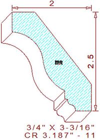 Crown 3-3/16" - 11 Crown 3-3/16" - 11
