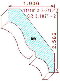 Crown 3-3/16" - 2