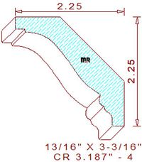 Crown 3-3/16" - 4 Crown 3-3/16" - 4