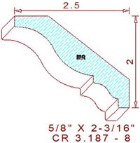 Crown 3-3/16" - 8 Crown 3-3/16" - 8
