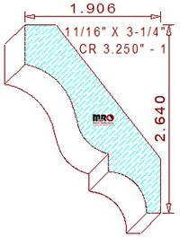 WM 51 Crown 3-1/4" - 1 WM 51 Crown 3-1/4" - 1