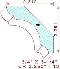 Crown 3-1/4" - 13 Crown 3-1/4" - 13