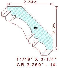 Crown 3-1/4" - 14 Crown 3-1/4" - 14