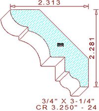 Crown 3-1/4" - 24 Crown 3-1/4" - 24