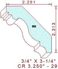 Crown 3-1/4" - 29 Crown 3-1/4" - 29