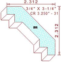 Crown 3-1/4" - 31 Crown 3-1/4" - 31